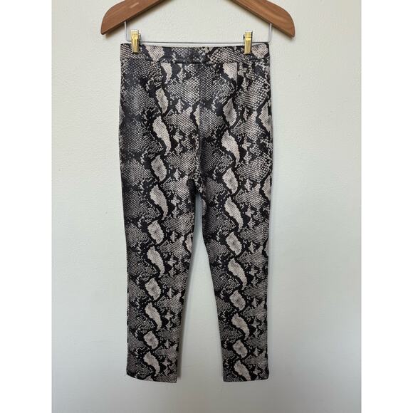 Urban Outfitters Maia Faux Leather Snakeskin High Rise Cropped Pants Women's 4 - Picture 2 of 6